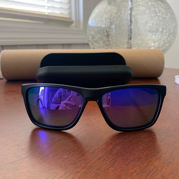 Oakley Houston Sunglasses Violet Iridium lenses - Picture 8 of 8